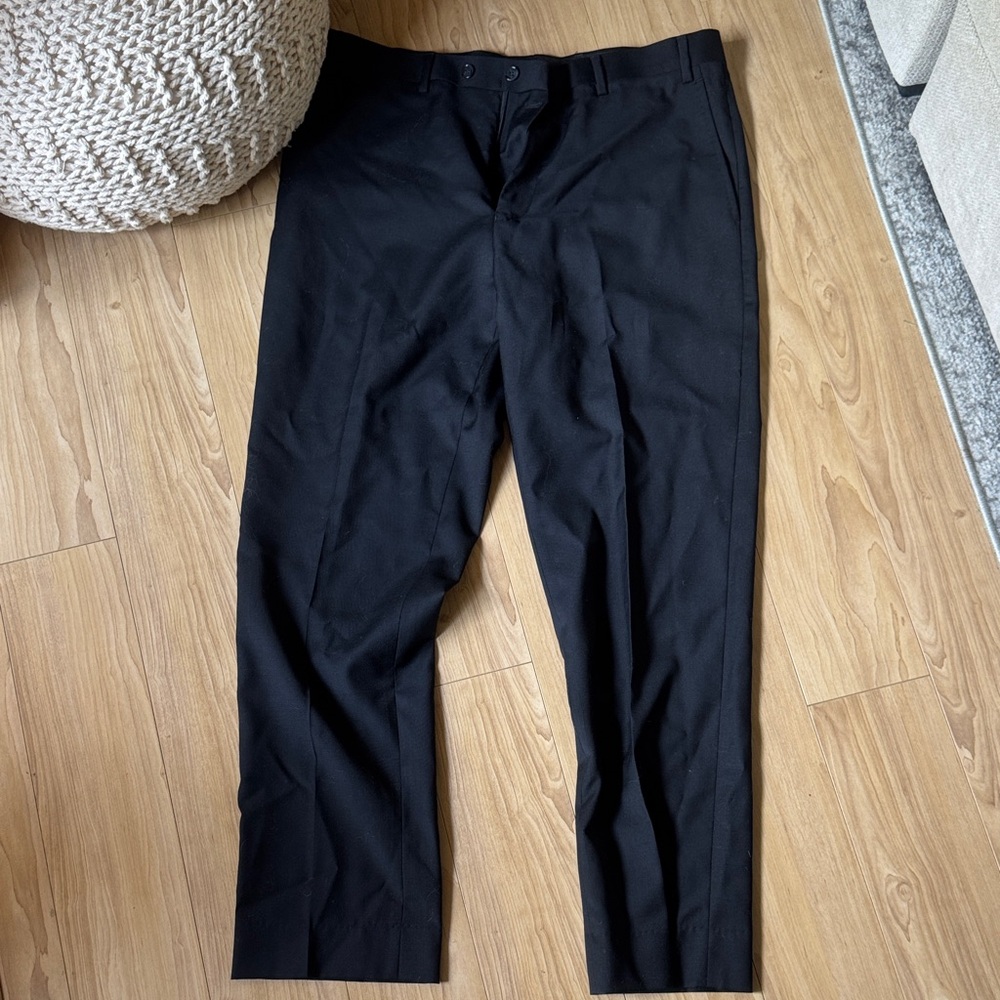 Braciano Black Men's Dress Trousers - Slim Tailored Look